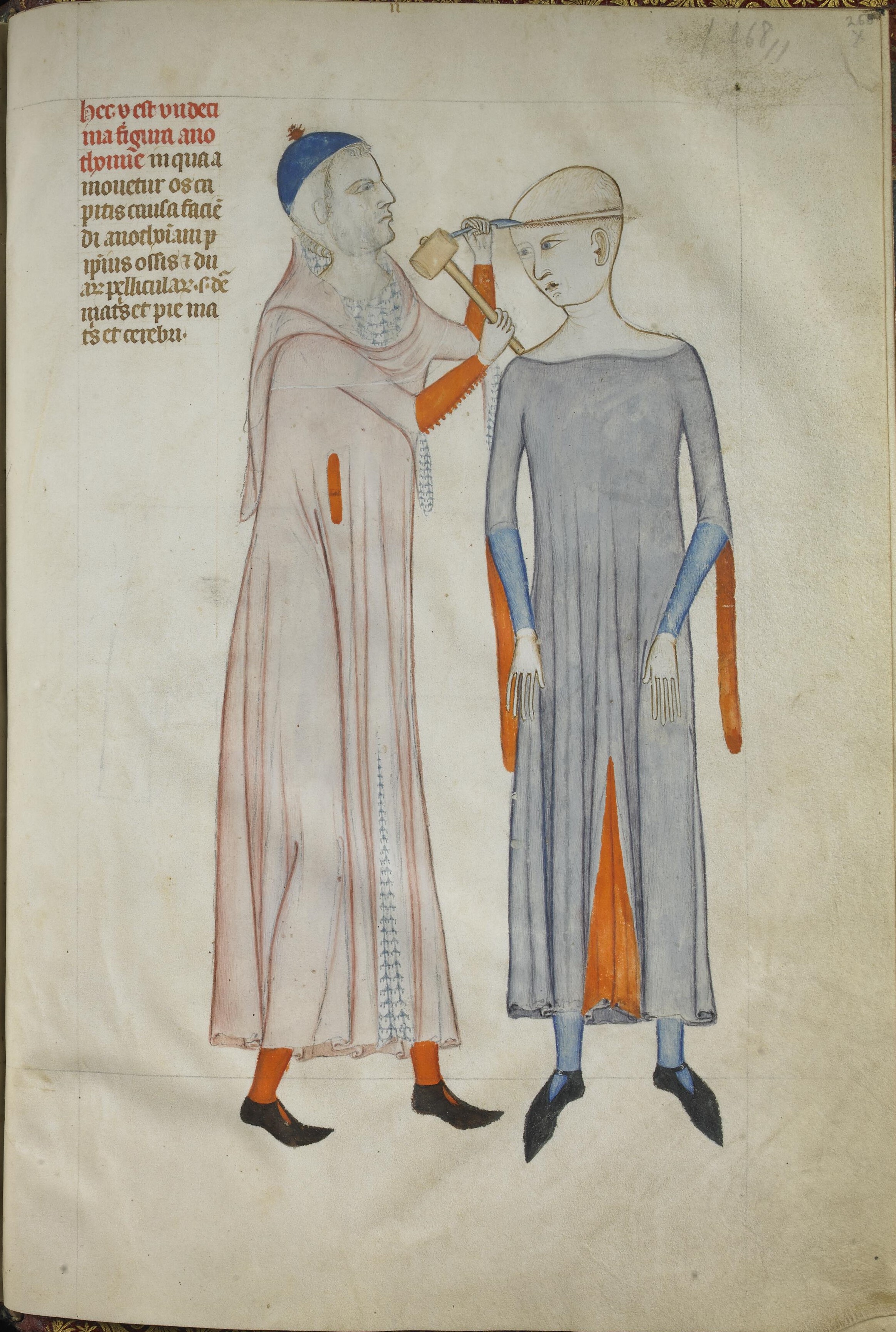 Guido da Vigevano, Anothomia Philippi Septimi Chantilly, Musée Condé, Ms. 334, fol. 268r.jpg